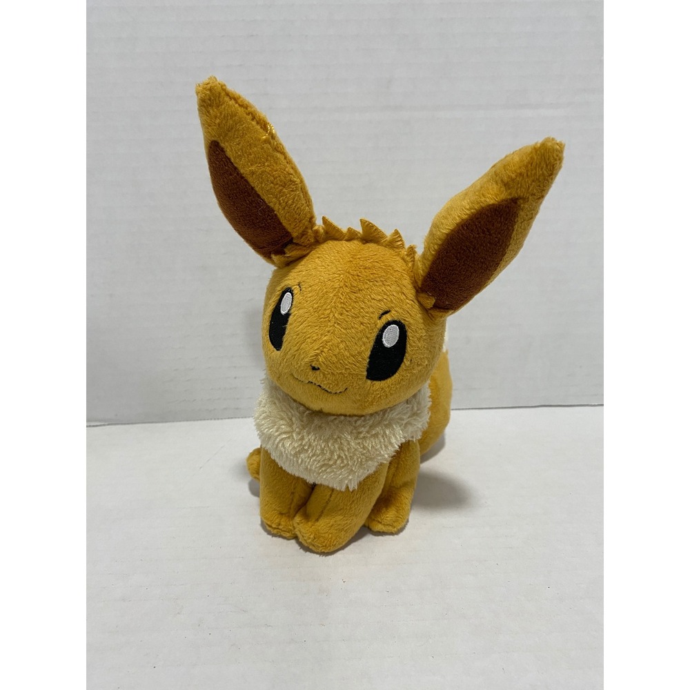 Nintendo Eevee Plush Toy Unisex Pocket Monsters Brown 10in Excellent